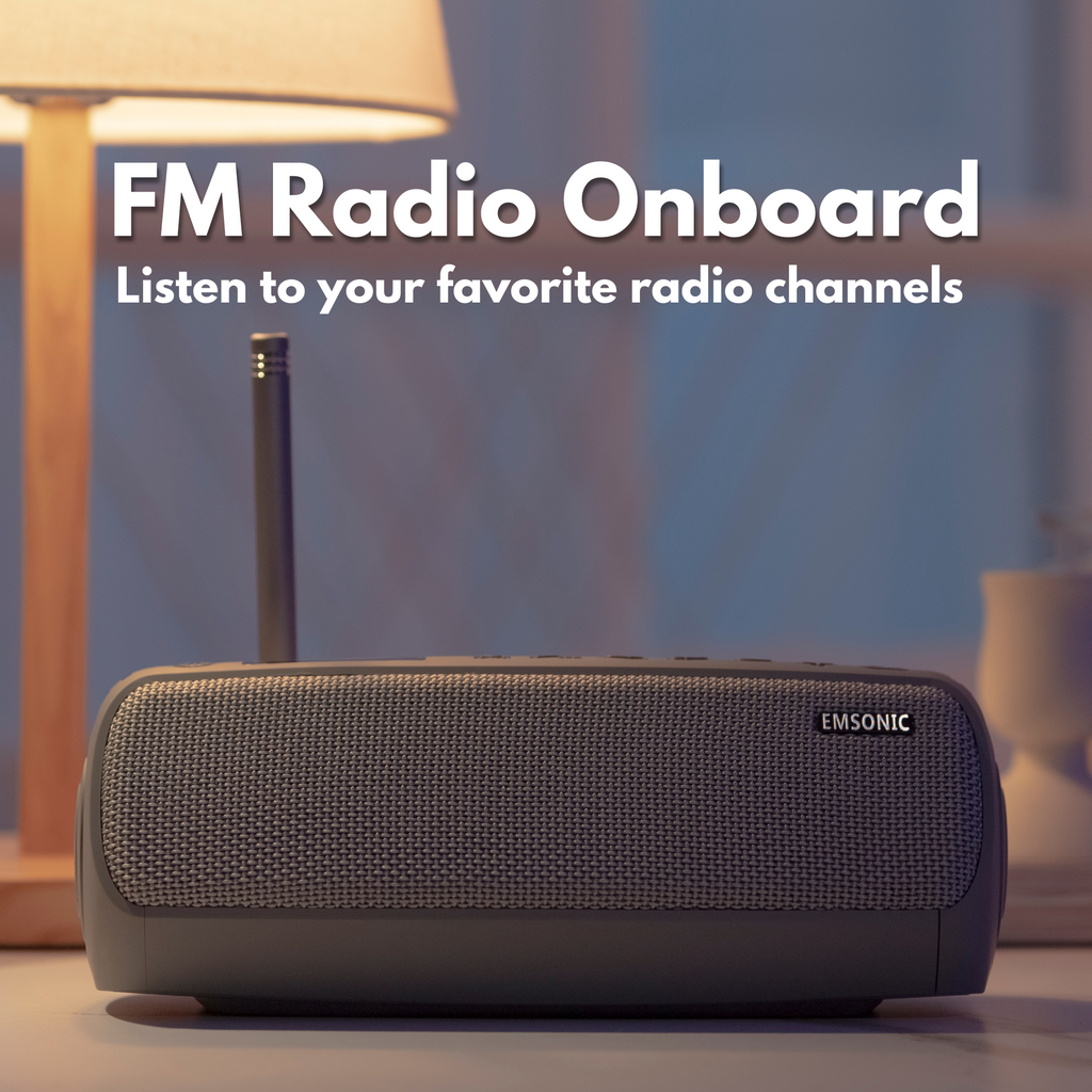Saver Speaker w/ CO Detector & FM Radio-4