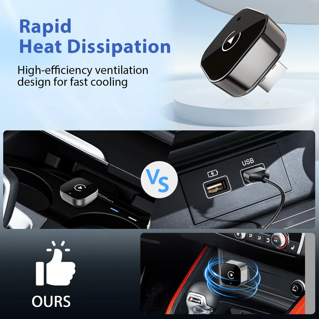 2 in 1 Wireless Apple CarPlay & Android Auto Wireless Adapter