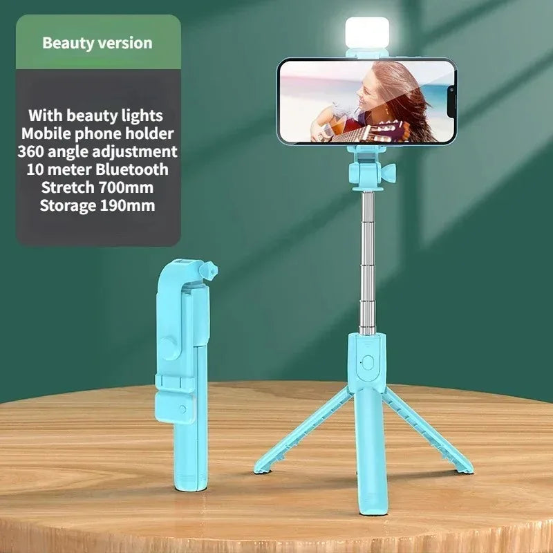VIKEFON Selfie Stick Tripod with Bluetooth Remote for Photography