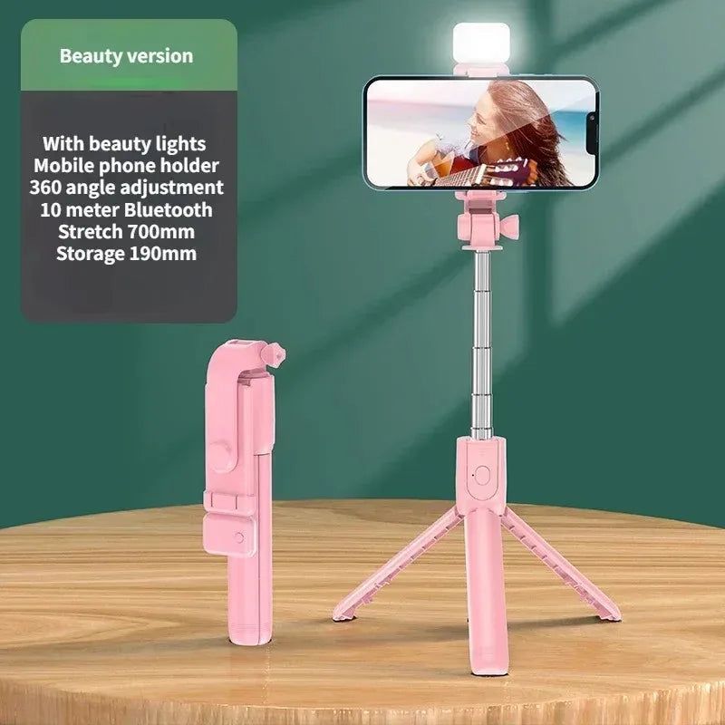 VIKEFON Selfie Stick Tripod with Bluetooth Remote for Photography