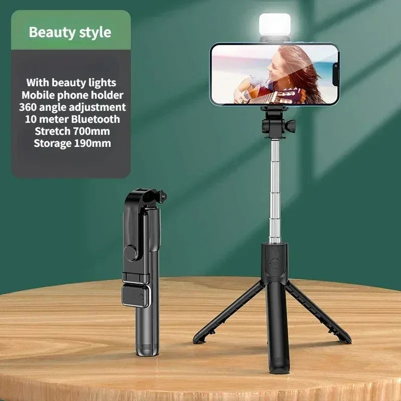 VIKEFON Selfie Stick Tripod with Bluetooth Remote for Photography