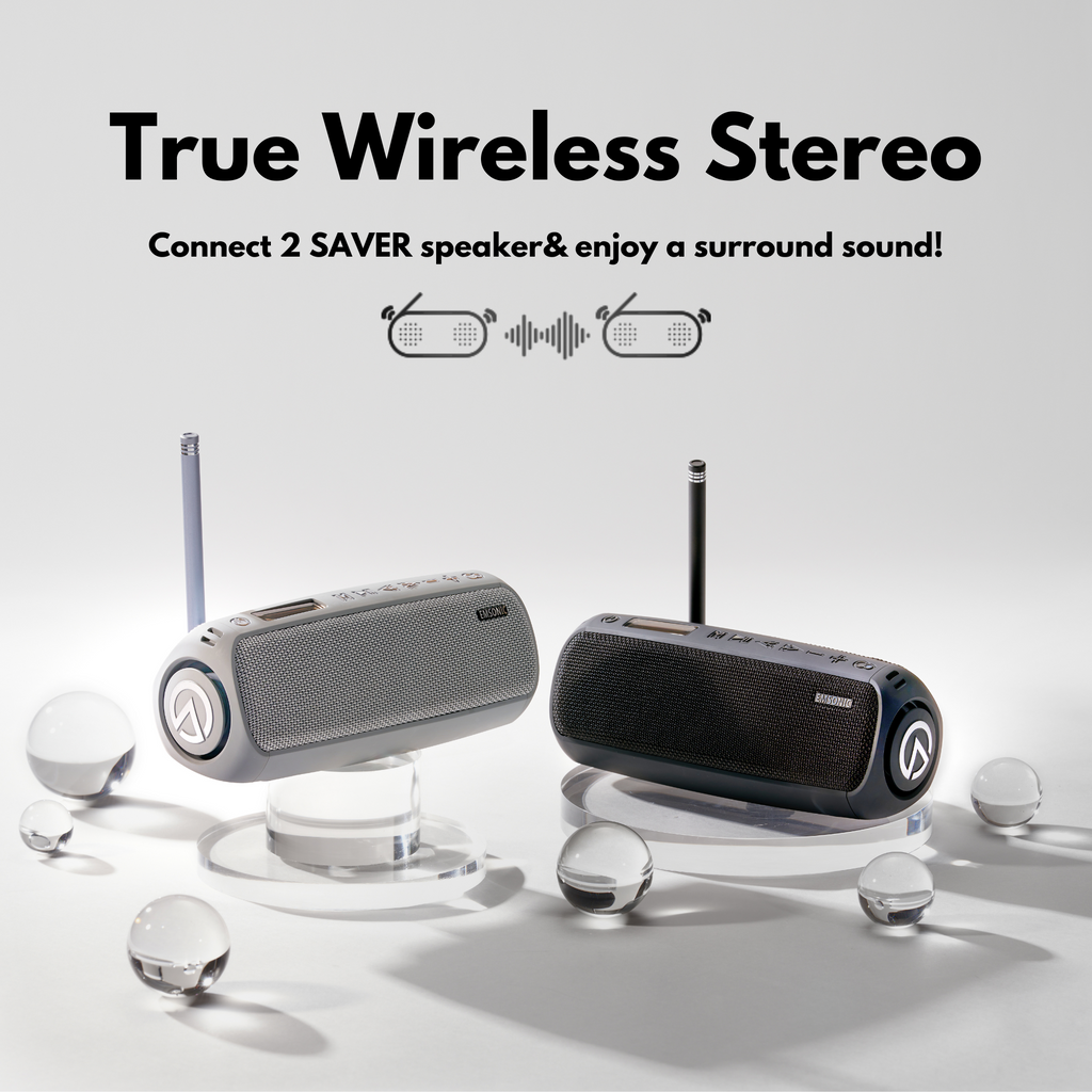Saver Speaker w/ CO Detector & FM Radio-2