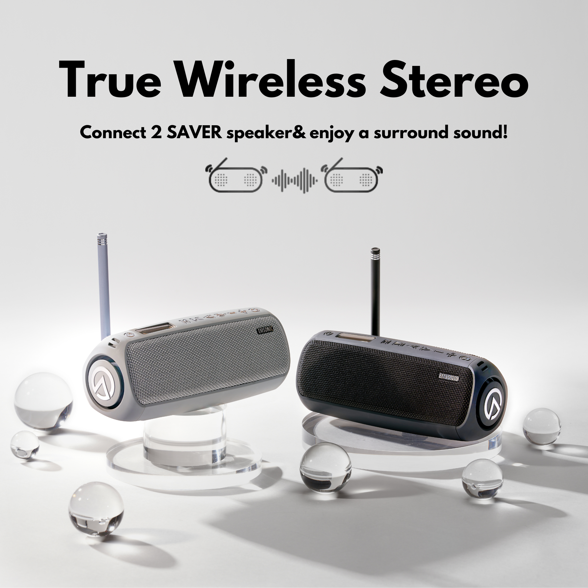 Saver Speaker w/ CO Detector & FM Radio-2